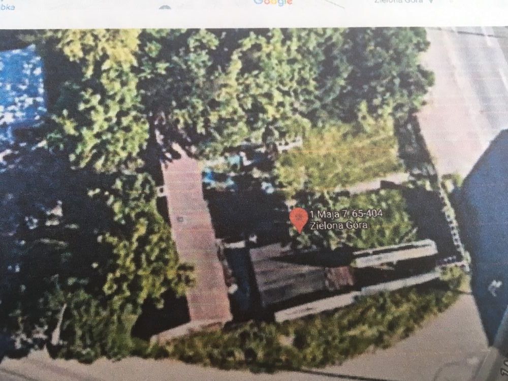 Działka inwestycyjna Zielona Góra Centrum, ul. 1 Maja
