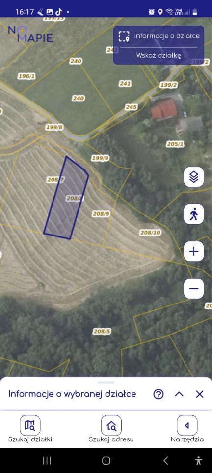 Działka budowlana Jankówka Dolna Jankówka. Zdjęcie 2