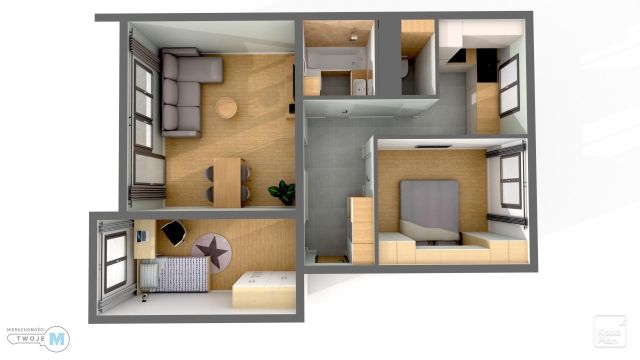 Mieszkanie 3-pokojowe Kielce Barwinek, ul. Barwinek. Zdjęcie 20