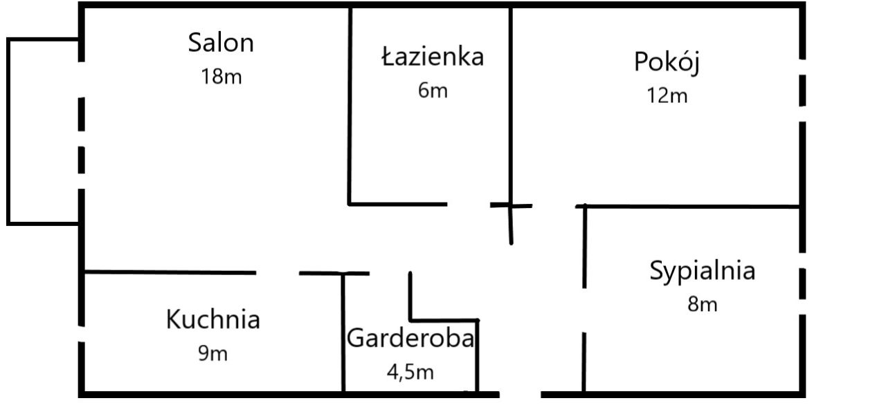 Mieszkanie 3-pokojowe Koszalin Północ, ul. Tradycji. Zdjęcie 19