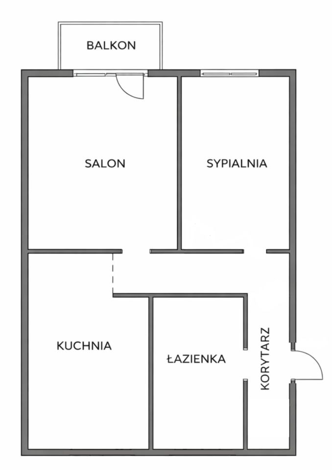 Mieszkanie 2-pokojowe Chełm, ul. Wołyńska. Zdjęcie 1