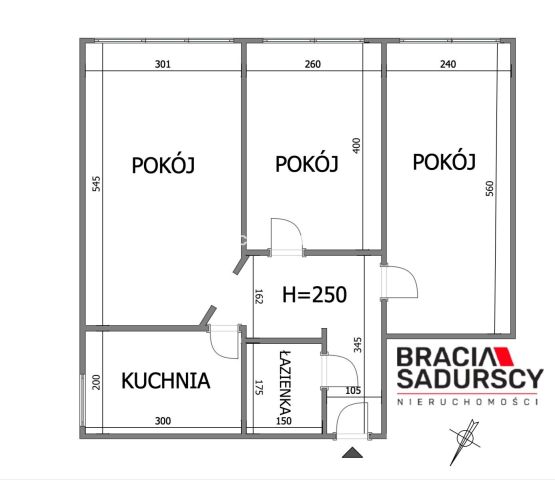 Mieszkanie 3-pokojowe Kraków Krowodrza, ul. Eljasza Walerego Radzikowskiego. Zdjęcie 3