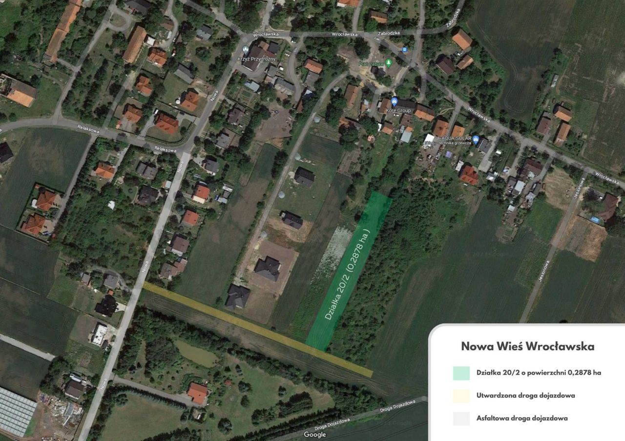 Działka budowlana Nowa Wieś Wrocławska, ul. Nowa. Zdjęcie 8