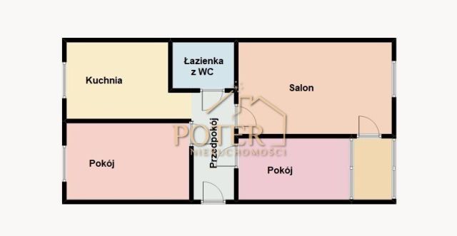 Mieszkanie 3-pokojowe Wrocław Krzyki. Zdjęcie 16