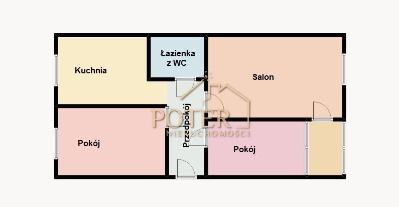 Mieszkanie 3-pokojowe Wrocław Krzyki. Zdjęcie 16