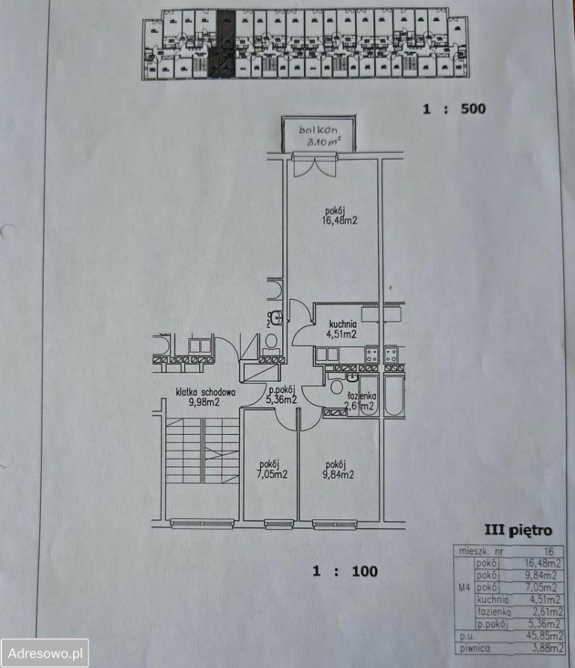 Mieszkanie 3-pokojowe Bydgoszcz Kapuściska, ul. Spokojna. Zdjęcie 16