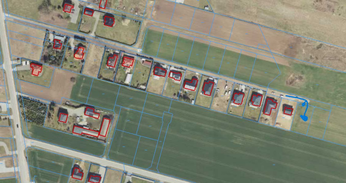 Działka budowlana Dominów, ul. Bursztynowa. Zdjęcie 4