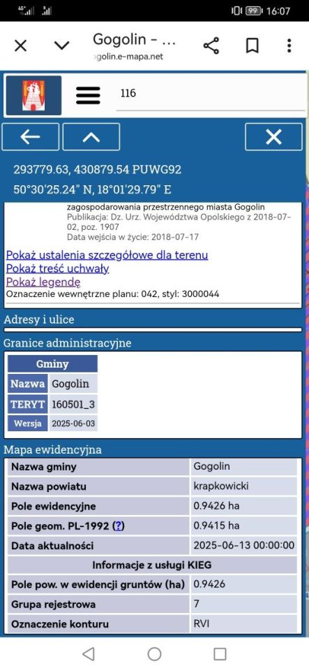 Działka inwestycyjna Gogolin, ul. Ligonia. Zdjęcie 3