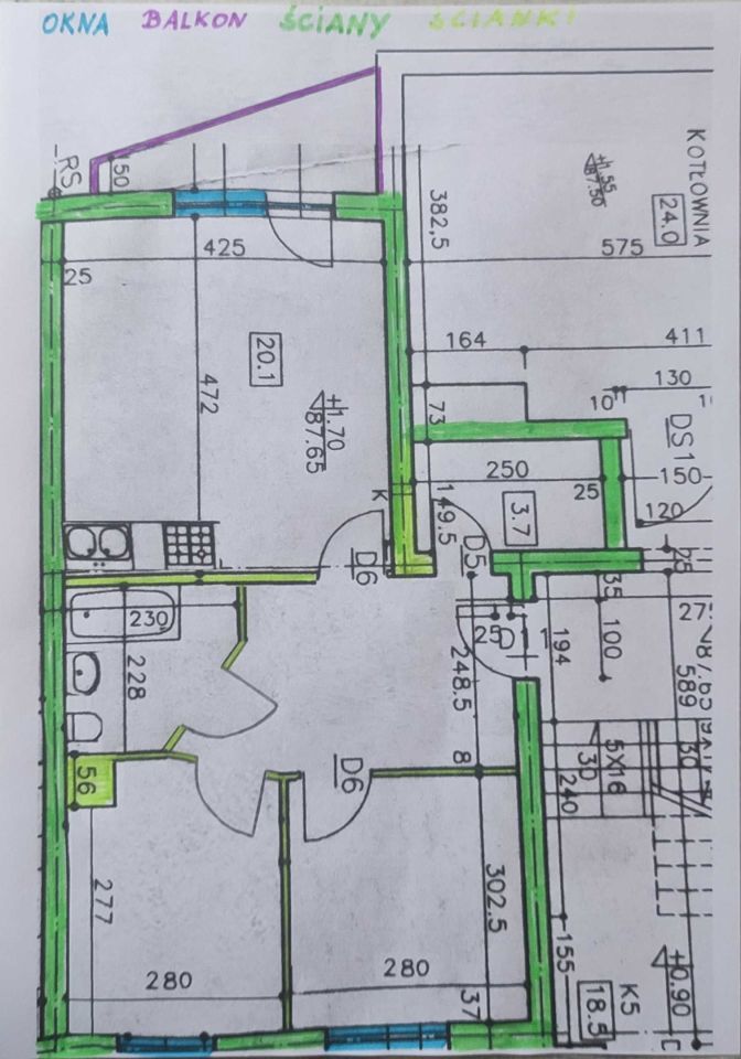 Mieszkanie 3-pokojowe Gdańsk Jasień, ul. Władysława Czermińskiego. Zdjęcie 4