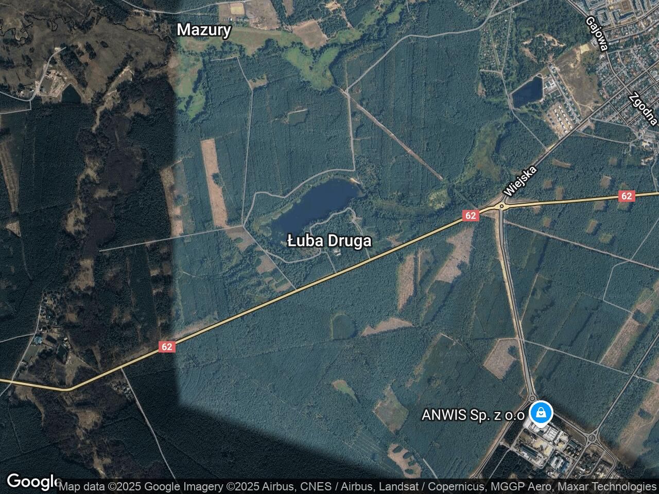 Działka rekreacyjna Łuba Druga