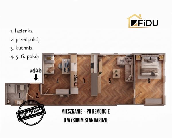 Mieszkanie 3-pokojowe Elbląg, pl. Słowiański. Zdjęcie 2