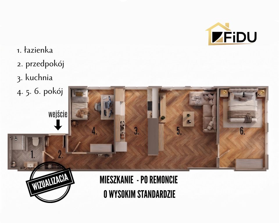 Mieszkanie 3-pokojowe Elbląg, pl. Słowiański. Zdjęcie 2