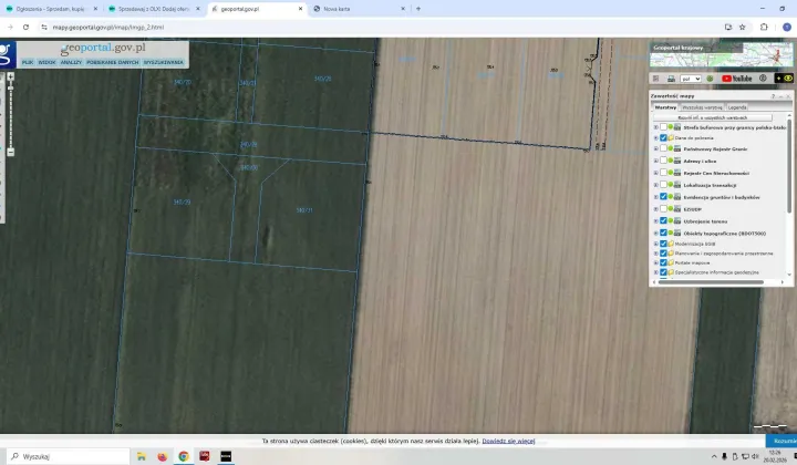 Działka rekreacyjna Popów