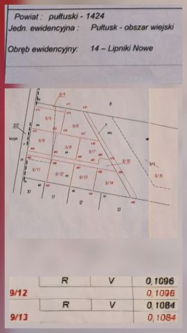 Działka budowlana Lipniki Nowe. Zdjęcie 1