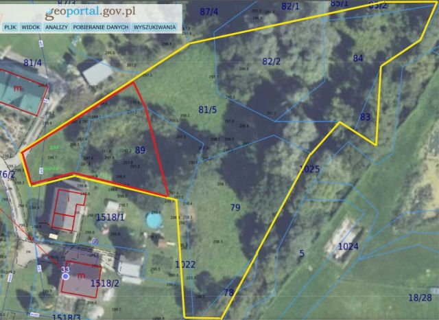 Działka rolno-budowlana Jastrzębia Jastrzębia Dolna, ul. Dworska. Zdjęcie 1
