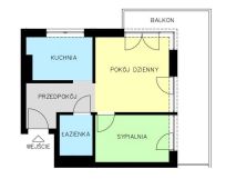 Mieszkanie 2-pokojowe Kraków Prokocim, ul. Leonida Teligi. Zdjęcie 1