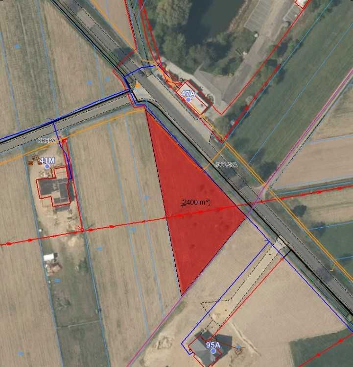 Działka budowlana Krępa. Zdjęcie 2