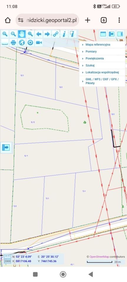 Działka rolno-budowlana Nibork Drugi