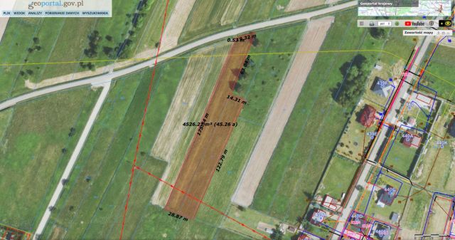 Działka rolna Strażów. Zdjęcie 1