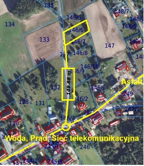 Działka budowlana Czarna Woda Huta Kalna, ul. Jagodowa. Zdjęcie 8