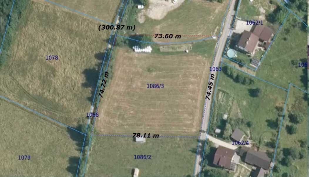 Działka budowlana Frycowa