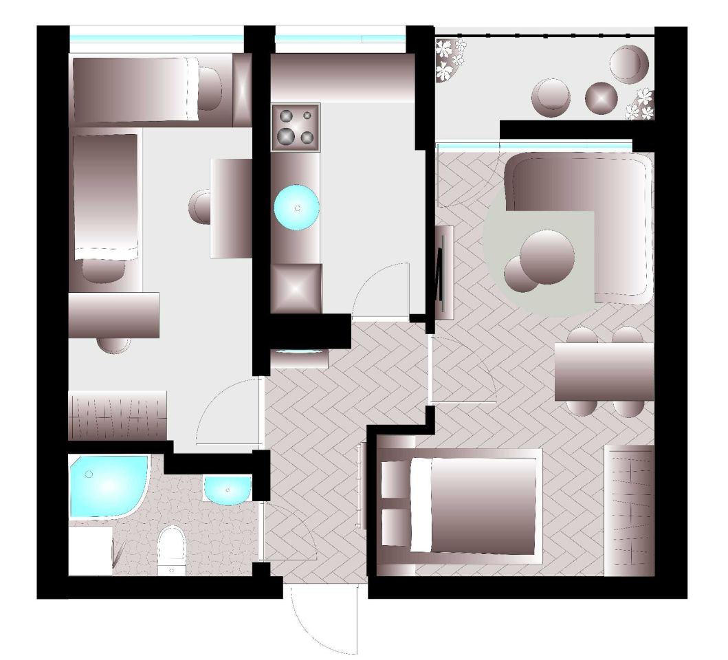 Mieszkanie 2-pokojowe Siemianowice Śląskie Bytków, ul. Walerego Wróblewskiego. Zdjęcie 7