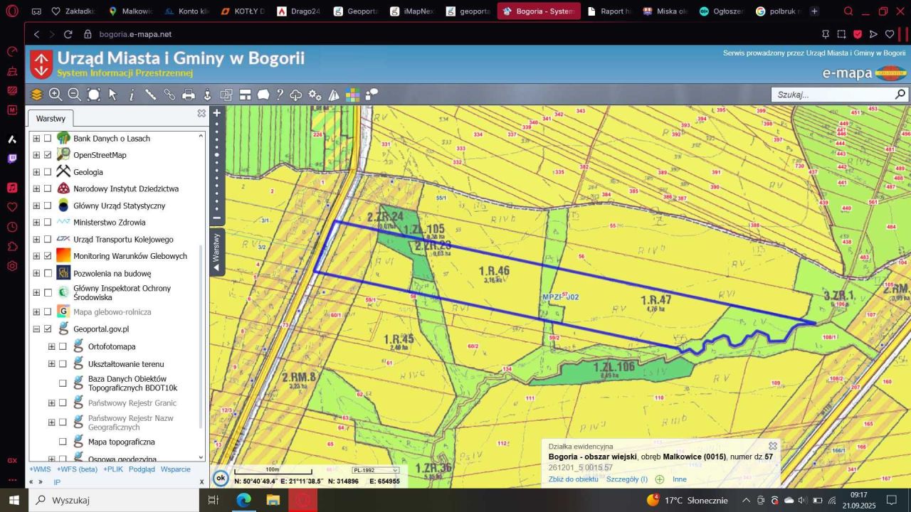 Działka rolno-budowlana Malkowice. Zdjęcie 3