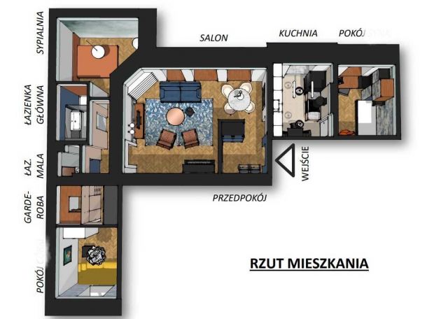 Mieszkanie 4-pokojowe Warszawa Praga-Północ, ul. Tarchomińska. Zdjęcie 1