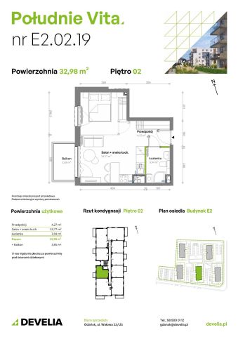 Mieszkanie 1-pokojowe Gdańsk Orunia Górna, ul. Kazimierza Wielkiego. Zdjęcie 7