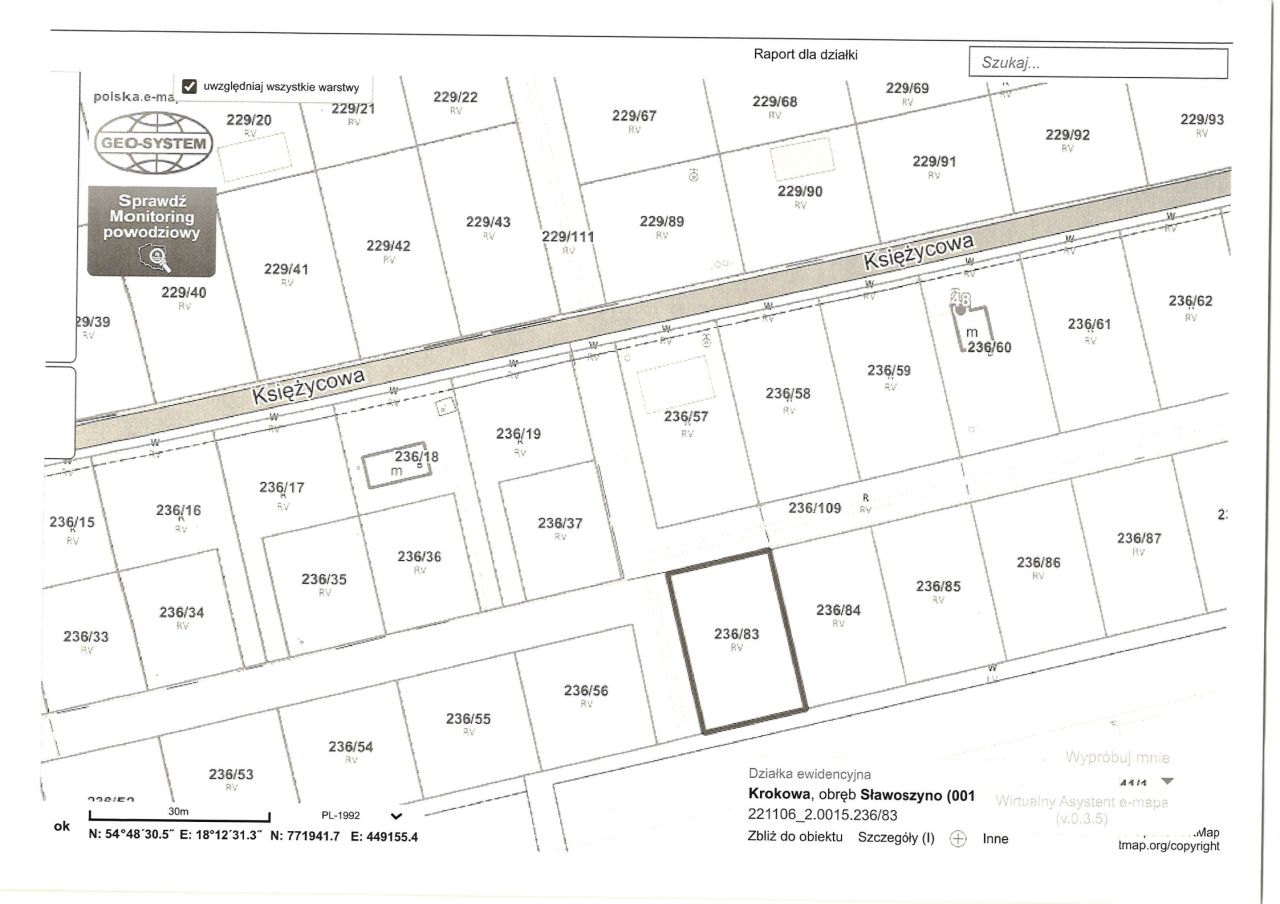 Działka budowlana Sławoszyno. Zdjęcie 3