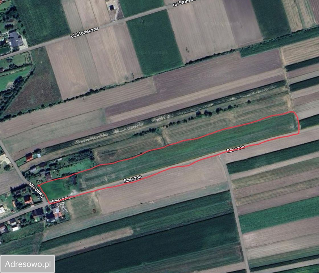 Działka rolno-budowlana Uniejów, ul. Rzeczna