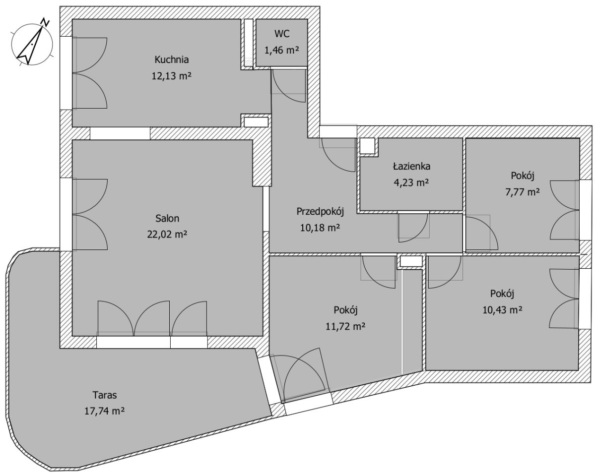 Mieszkanie 4-pokojowe Lublin, ul. Pielęgniarek. Zdjęcie 23