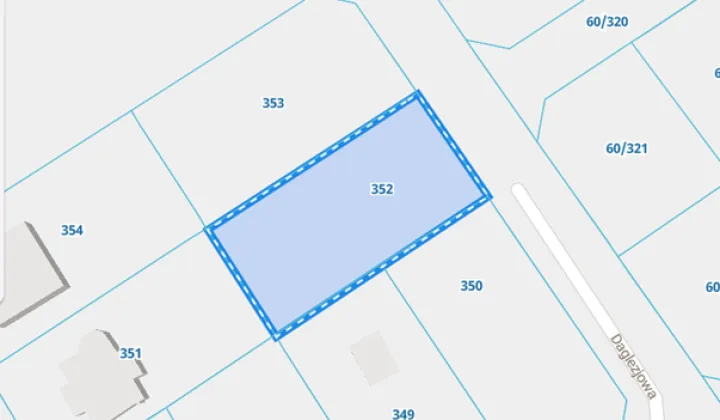 Działka budowlana Nowy Dębiec, ul. Daglezjowa