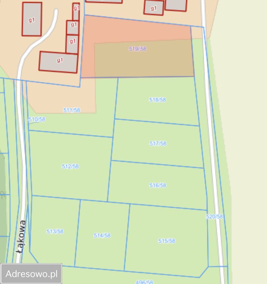 Działka rekreacyjna Panoszów Niwki, ul. Łąkowa. Zdjęcie 3