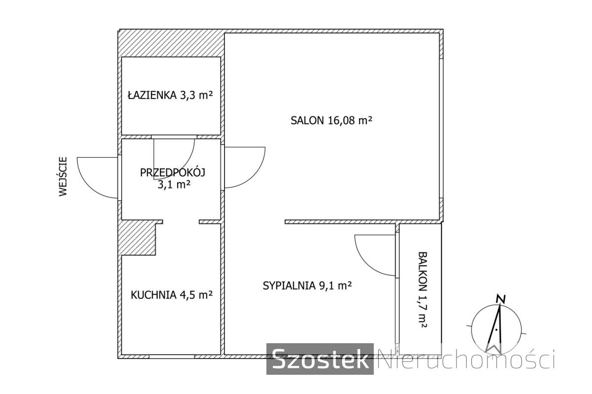 Mieszkanie 2-pokojowe Częstochowa Tysiąclecie, ul. Czartoryskiego. Zdjęcie 14