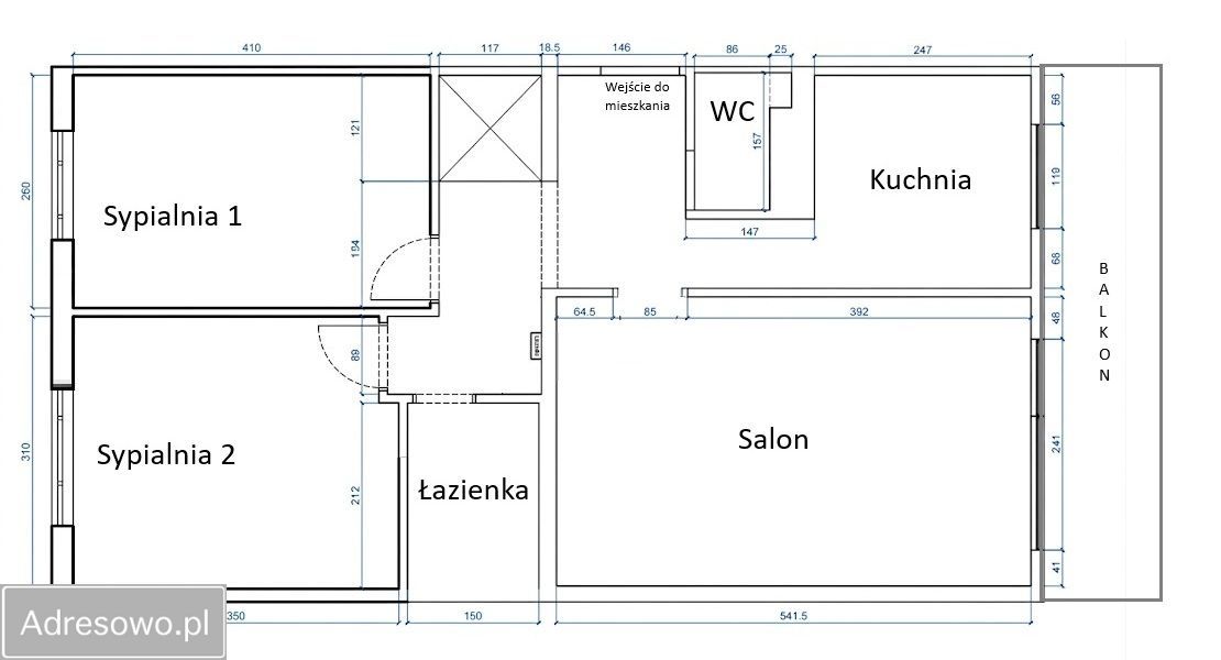 Mieszkanie 3-pokojowe Dąbrowa Górnicza Mydlice, ul. Andrzeja Struga. Zdjęcie 3