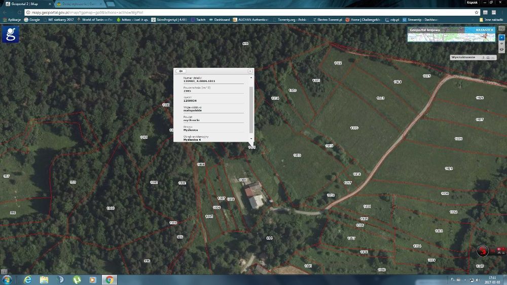 Działka budowlana Myślenice Chełm. Zdjęcie 3