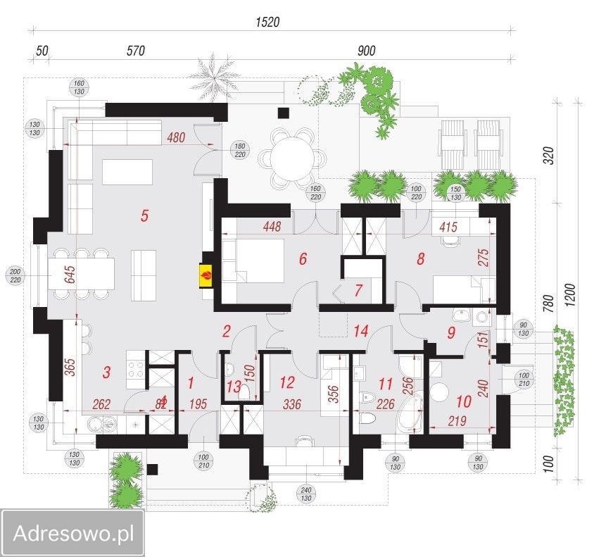 dom wolnostojący, 4 pokoje Ćmińsk, ul. Dębowa. Zdjęcie 16