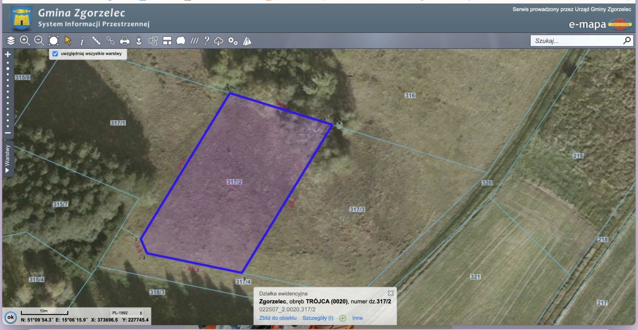 Działka budowlana Trójca. Zdjęcie 6