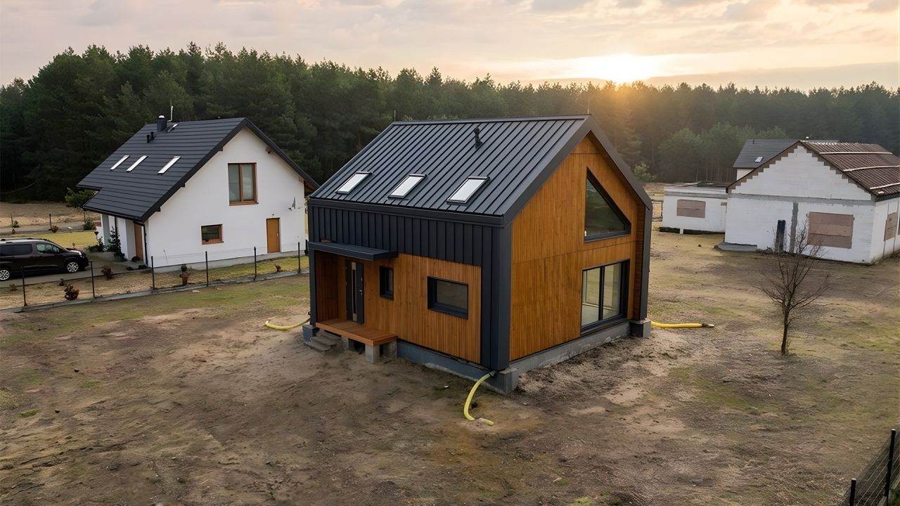 dom wolnostojący, 3 pokoje Kominy. Zdjęcie 2
