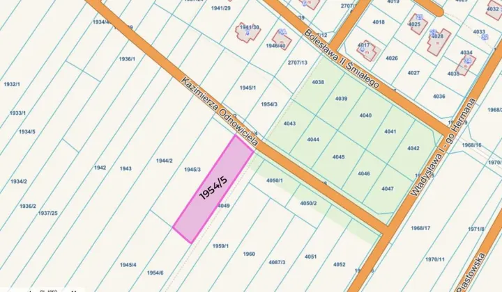 Działka budowlana Sierpc, ul. Kazimierza Odnowiciela