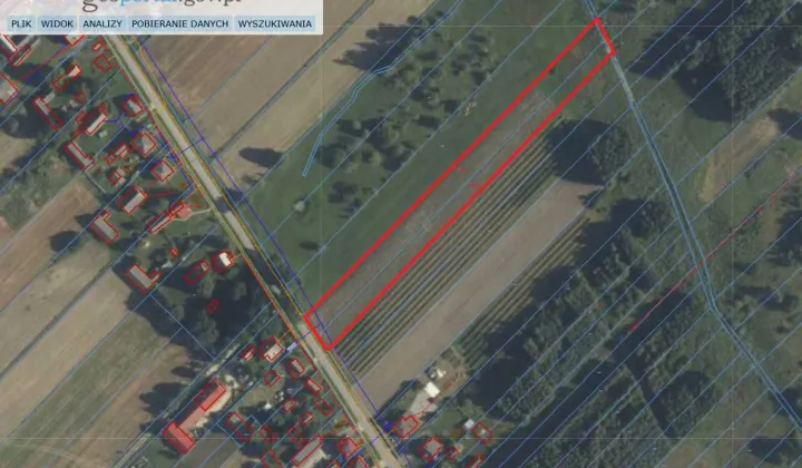 Działka budowlana Błaziny Dolne