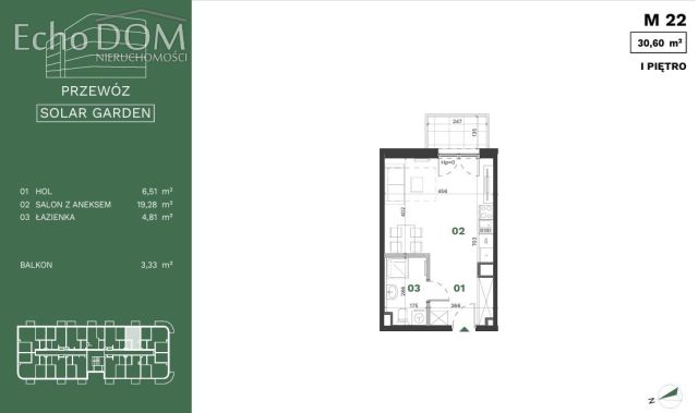 Mieszkanie 1-pokojowe Kraków Podgórze, ul. Przewóz. Zdjęcie 7