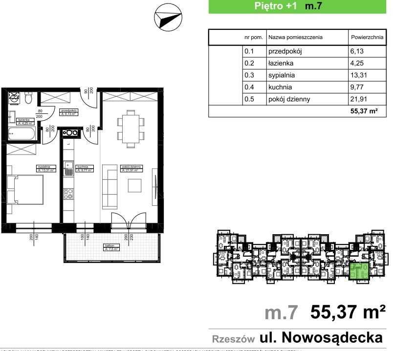 Mieszkanie 2-pokojowe Rzeszów, ul. Nowosądecka. Zdjęcie 4
