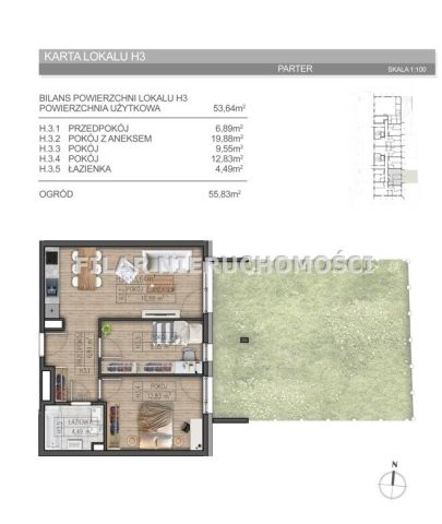 Mieszkanie 3-pokojowe Lubin Centrum. Zdjęcie 8