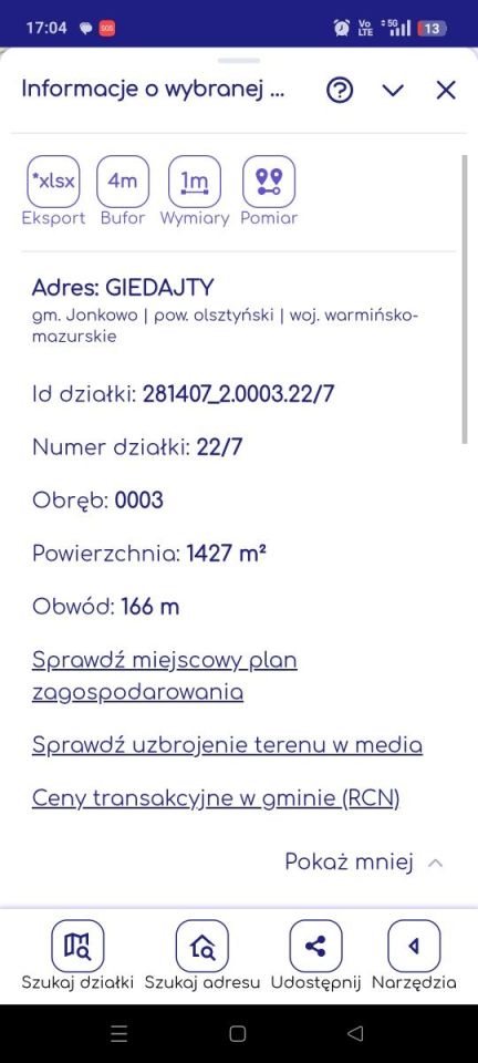 Działka budowlana Giedajty. Zdjęcie 6