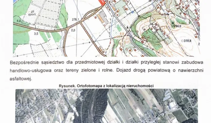 Działka rolna Osieczany