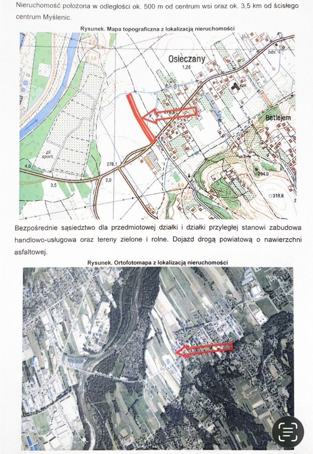 Działka rolna Osieczany. Zdjęcie 1
