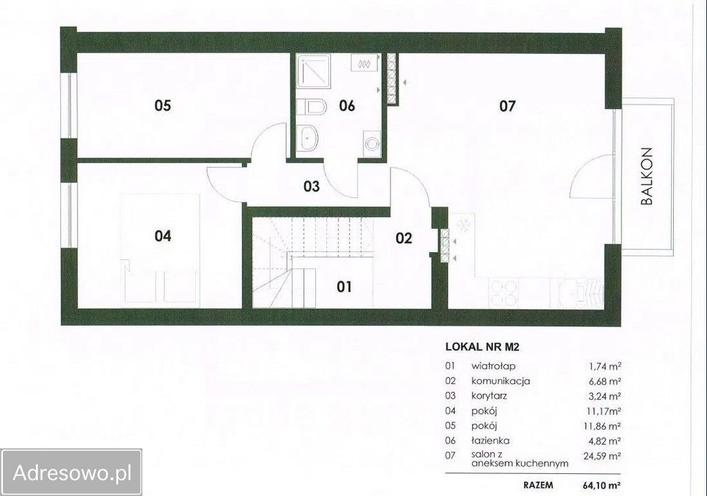 Mieszkanie 3-pokojowe Cerekwica. Zdjęcie 14