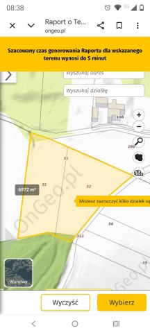 Działka rolno-budowlana Górki. Zdjęcie 1